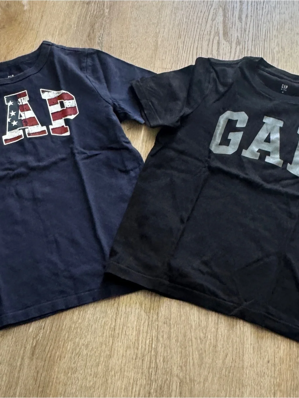 GAP Kids Black & Navy Logo Short-Sleeve Tee Set